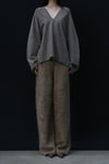 SWAYING 24 Autumn and Winter Cashmere Brushed Straight Pants SW-SW24AW3B41-TUO Camel